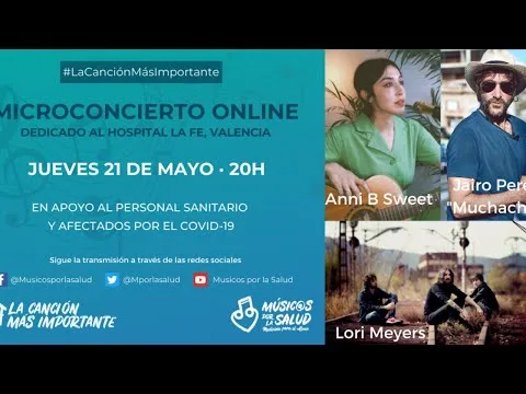 Miniatura: Microconcierto solidario #LaCanciónMásImportante (con Lori Meyers y Jairo Perera)